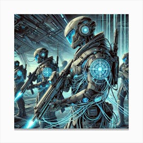 Ionosphere Plasma Commandos Converted Canvas Print