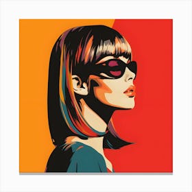 Mod Girl 16 Canvas Print