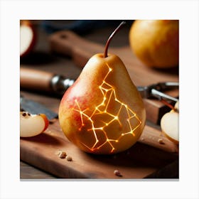 Constellation Pear 1 Canvas Print