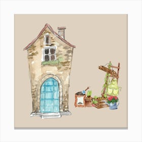 Garden House Canvas Print