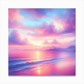 Beautiful Sunset Canvas Print