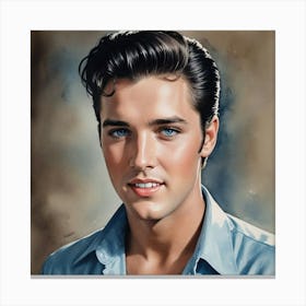 Timeless Heartthrob Elvis Presley Canvas Print