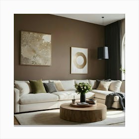 Modern Living Room 53 Canvas Print