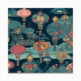 Chinese Lanterns 3 Canvas Print