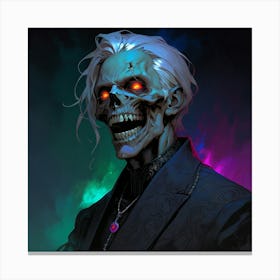 Skeleton Canvas Print