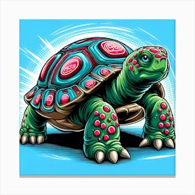 Turtle Art 1 Canvas Print