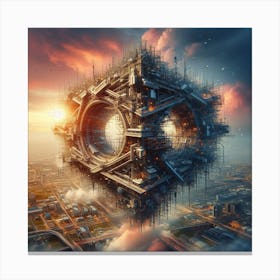 Futuristic City 6 Canvas Print