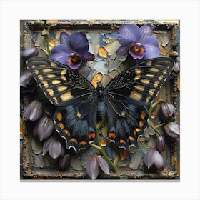 'Black Swallowtail' Canvas Print