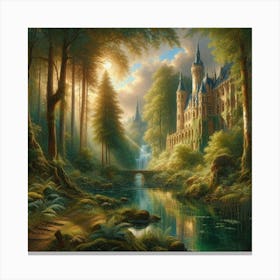 Fairytale Castle 4 Canvas Print