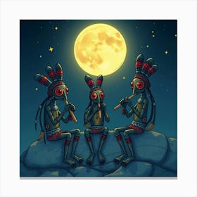 Aztecs 1 Canvas Print