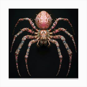 Pink Spider Canvas Print