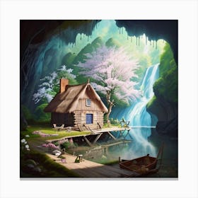 House In The Forest 3 Canvas Print