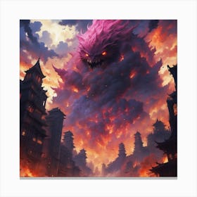 Shinobi Monster Canvas Print