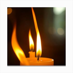 Candlelight Canvas Print