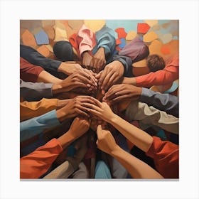 Teamwork Canvas Print