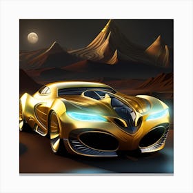 Futuristic Car 9 Canvas Print