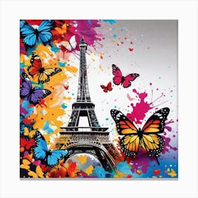 Paris Eiffel Tower 61 Canvas Print
