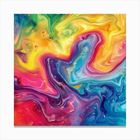 Rainbow Vortex (10) Canvas Print