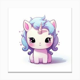 Cute Unicorn 515 Canvas Print