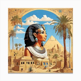 Egyptian Queen Canvas Print