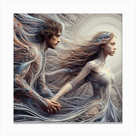 Ethereal Couple Canvas Print