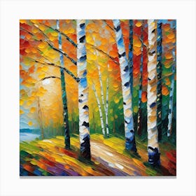 Birch Trees 7 Canvas Print