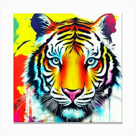 Colorful Tiger Canvas Print