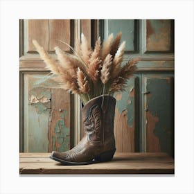 Cowboy Boots Canvas Print