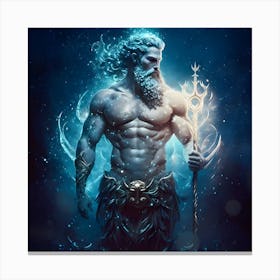 God Of The Sea Canvas Print