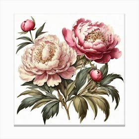 Peonies Canvas Print