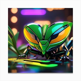 Cyborg Insect Canvas Print