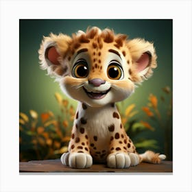 Cheetah Cub 3 Canvas Print