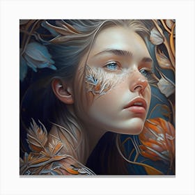 Beautiful Painting With Highly Detailed Canvas Print