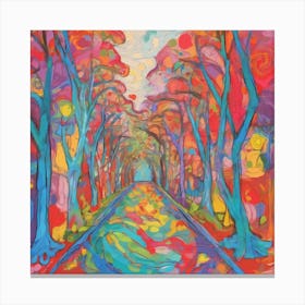 Path Through The Trees Canvas Print