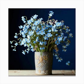 Forget Me Nots 1 Canvas Print