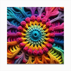 Crocheted Flower 1 Canvas Print