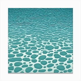 Realistic Water Flat Surface For Background Use (5) Canvas Print
