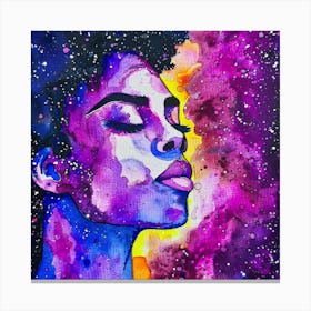 Galaxy Painting Canvas Print