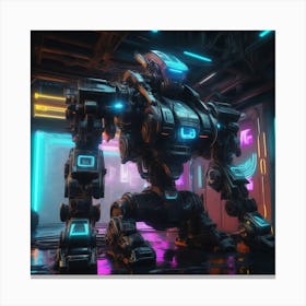 Futuristic Robot 84 Canvas Print