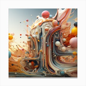 Abstract Painting Canvas Print