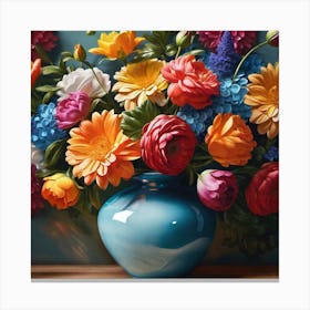 Flowers In A Vase 59 Canvas Print