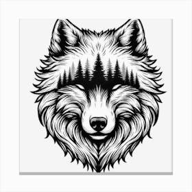 Forest Wolf Canvas Print