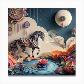 Paper Art Canvas Print