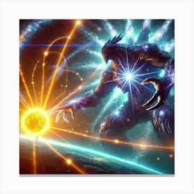 Galacton Solar Drain Canvas Print