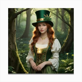 A Beautiful Leprechaun 3 1 Canvas Print