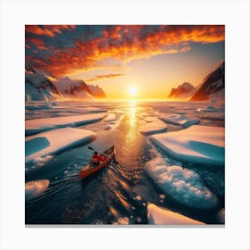 Arctic Sunrise Canvas Print