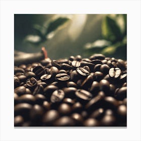 Coffee Beans 60 Canvas Print