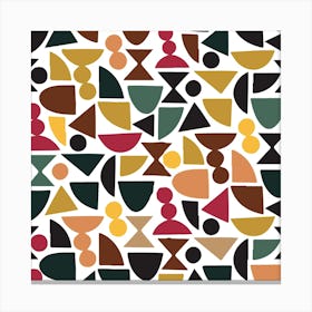 Abstract Geometric Pattern 2 Canvas Print