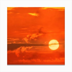 Sunset Stock Videos & Royalty-Free Footage Canvas Print