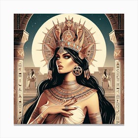 Egyptian Goddess 8 Canvas Print